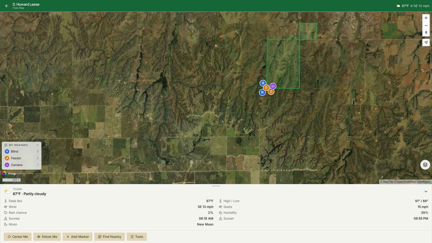 Interactive maps screenshot