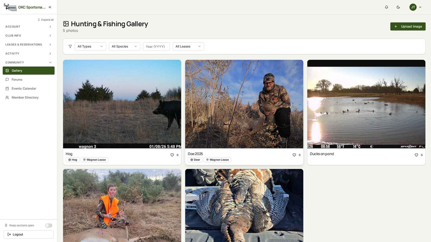 Trophy and harvest gallery screenshot